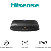Hisense 20019369 altavoz portátil o de fiesta Altavoz portátil estéreo Negro 140 W Hisense 20019369 altavoz portátil o de fiesta Altavoz portátil estéreo Negro 140 W